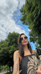 Woman documents sunny morning visit to Pleven city center