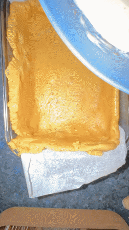 Home baker prepares pie crust and batter in Montenegro