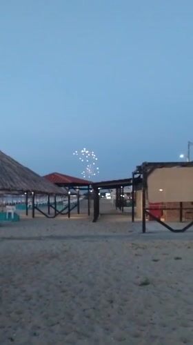 Twilight beach scenes documented across northern Greek coastal towns