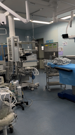 Empty operating room documented in Yuzhong District, China