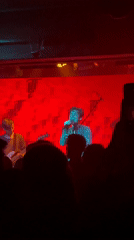 Band performs live on small stage in Plovdiv