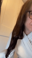 Morning hair routine and a playful dog in Marum