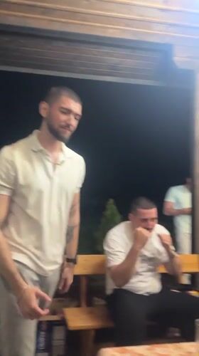 Outdoor party captured on video in Pomorie, Bulgaria