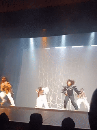 Live theatrical dance performance on a Nairobi stage