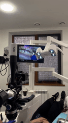 Dental examination with microscopy conducted in Yerevan