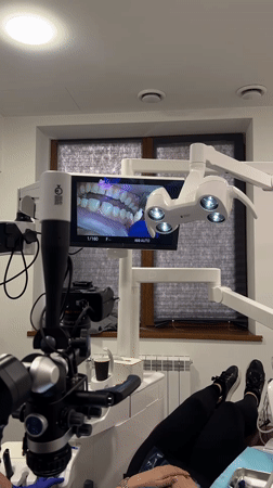Dental examination with microscopy conducted in Yerevan