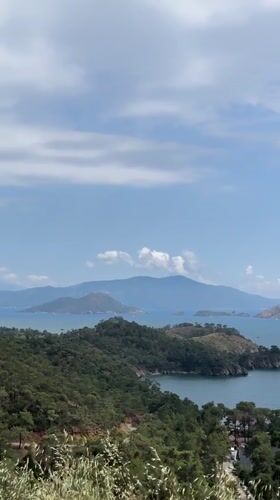 Scenic Fethiye Bay landscape captured on sunny afternoon
