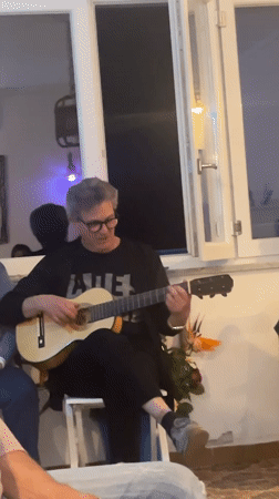 Evening gatherings feature music and birthday celebration in Campania
