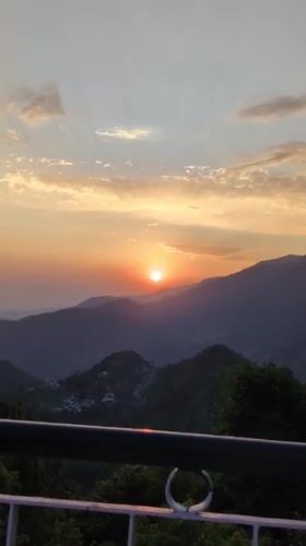 Sunset documented over Haini mountains, India