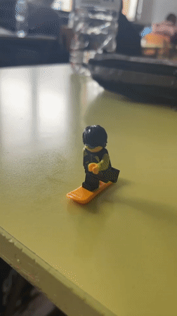 Young people play with Lego figures in Bulgarian classroom