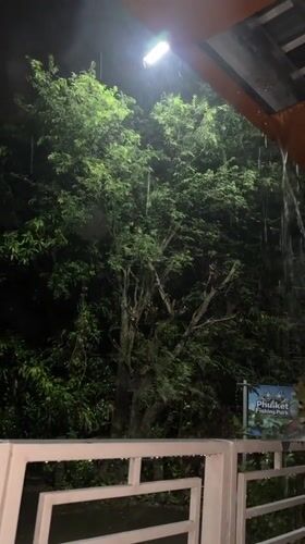Heavy rain observed in Kathu, Thailand neighborhood