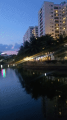 Nha Trang at dusk: waterfront lights and an indoor playground