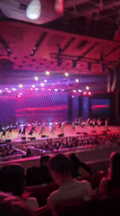 Live stage event with performances and LED displays in Sochi