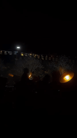 Nighttime outdoor concert draws crowds in Sdot Dan region