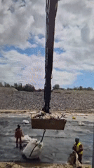 Construction work, road repairs, and nighttime performance captured simultaneously