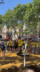 Barcelona education protest draws crowds with 'CONCERTADA EN LLUITA' banners