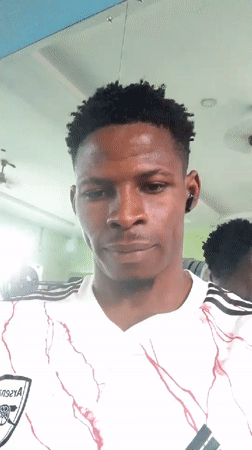 Young man spotted wearing Arsenal jersey at Akwanga gym