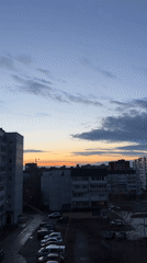 Evening Life Documented Across Chaikovsky, Russia in Spring 2026