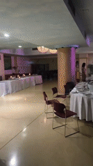 Wedding reception dinner and dancing in Vinchiaturo, Italy
