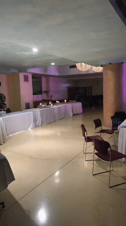 Wedding reception dinner and dancing in Vinchiaturo, Italy