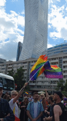 Pride parade draws crowds to central Warsaw streets
