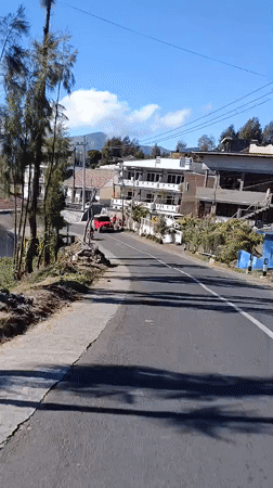 Street scenes and local food in Cemorolawang near Mount Bromo