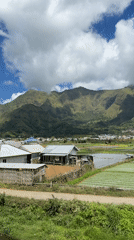 Rural Indonesian village life documented amid mountains and pollution