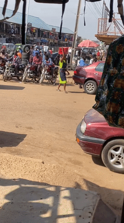 Morning marketplace activity documented across Bukuru, Nigeria commercial district