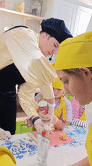 Children's cooking class held at Wonder Park kitchen facility