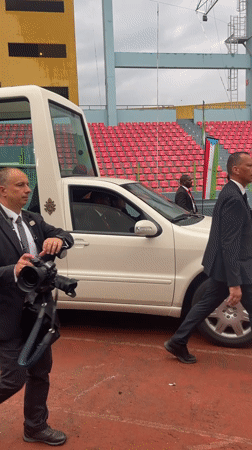Pope Leo XIV visits Malabo stadium in Equatorial Guinea