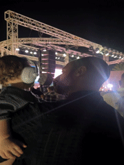 Nighttime concert at White Hills Resort, Sharm El Sheikh