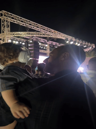 Nighttime concert at White Hills Resort, Sharm El Sheikh