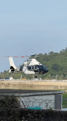 Helicopter operations documented at Xiangzhou aviation facility