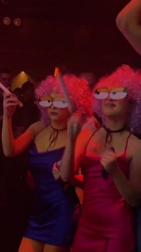 Costume party with drag performances at Moscow nightclub