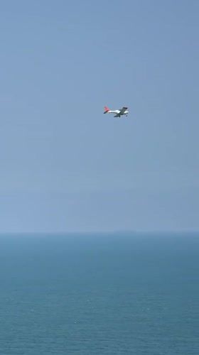 Small aircraft spotted over busy Bat Yam beach area