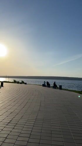 Afternoon waterfront activity recorded in Naberezhnye Chelny, Russia
