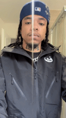 Person records bathroom mirror selfie video in Massy