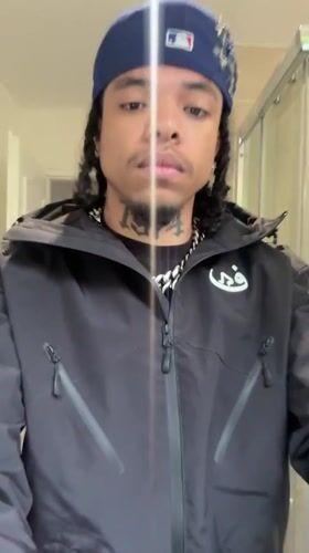 Person records bathroom mirror selfie video in Massy