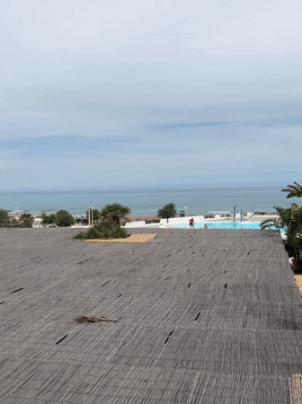 Morning routines unfold at Italian coastal resorts in Sicily