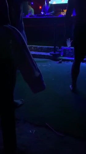 Nighttime DJ event captured at outdoor venue in Ban Haad Rin