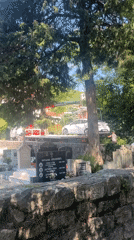 Car removed by crane from Montenegro cemetery