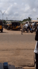 Morning street life observed in Nigerian town