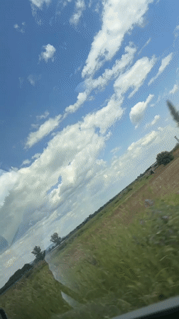 Rural Bulgaria countryside observed during sunny spring day travel