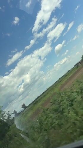 Rural Bulgaria countryside observed during sunny spring day travel