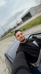 Man Takes Selfies Through Car Sunroof in Shumen
