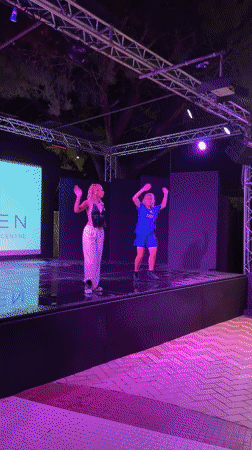 Live dance showcase at Saracen Sands Hotel, Isola delle Femmine