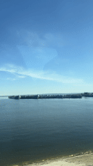 Morning scenes captured in Chaikovsky: waterfront vessels, indoor selfie