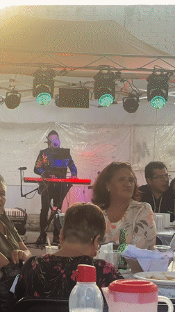 Daytime celebration with live music, bouncy castle in Puebla