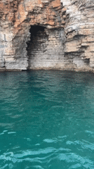 Cliff jumping and cave exploration near Budva's Blue Cave