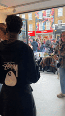 Art gallery hosts busy event with DJ in London